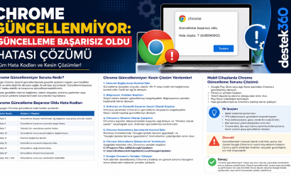 Chrome güncellenmiyor