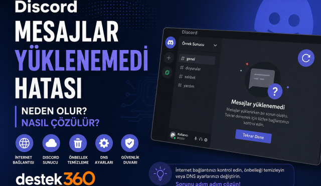 Discord Mesajlar Yüklenemedi Hatası