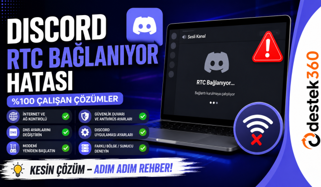 Discord RTC bağlanıyor hatası nasıl çözülür? Kesin çalışan yöntemlerle sesli kanal bağlantı sorununu hızlıca giderin!