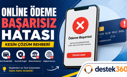 Online ödeme başarısız hatası