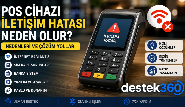 POS cihazı iletişim hatası