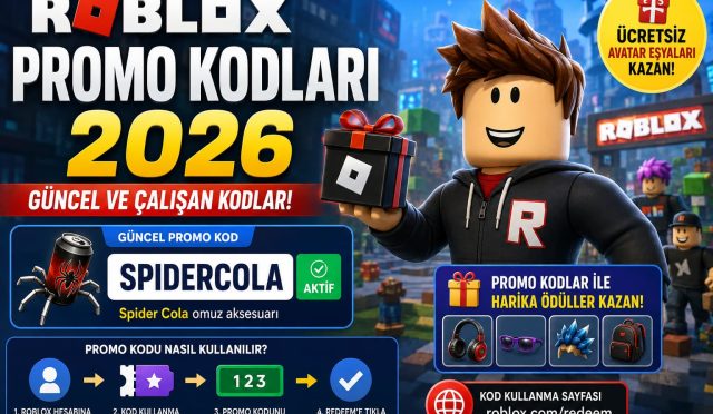 Roblox Promo Kodları 2026
