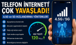 Telefon İnterneti Çok Yavaşladı