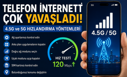 Telefon İnterneti Çok Yavaşladı