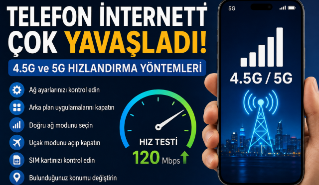 Telefon İnterneti Çok Yavaşladı