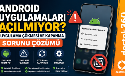 android uygulama açılmıyor