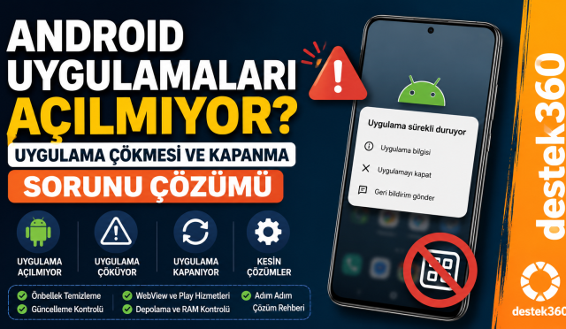 android uygulama açılmıyor