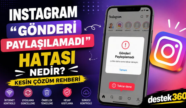 instagram gönderi paylaşılamadı hatası