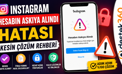 instagram hesabı askıya alındı