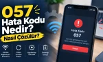 057 Hata Kodu