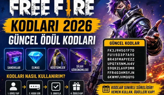 Free Fire 2026 Güncel Ödül Kodları