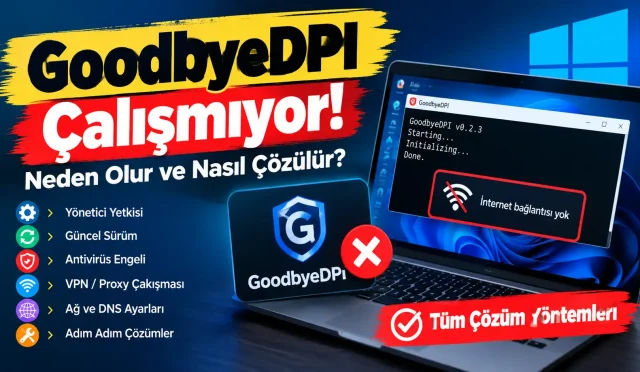 GoodbyeDPI Çalışmıyor