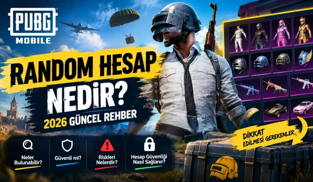 PUBG Mobil Rastgele Hesap