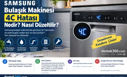 Samsung Bulaşık Makinesi 4C Hatası