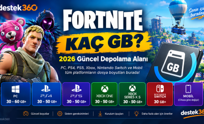 fortnite kaç gb