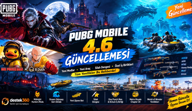 PUBG Mobile 4.6 Güncellemesi Rehberi