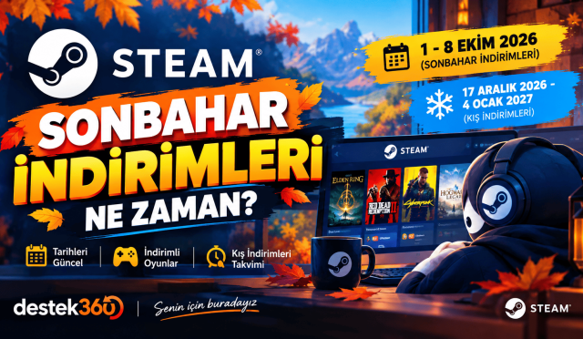 Steam Sonbahar İndirimleri 2026