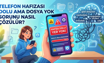 Telefon hafızası dolu ama dosya yok sorunu nasıl çözülür