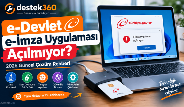 e-İmza Uygulaması Açılmıyor